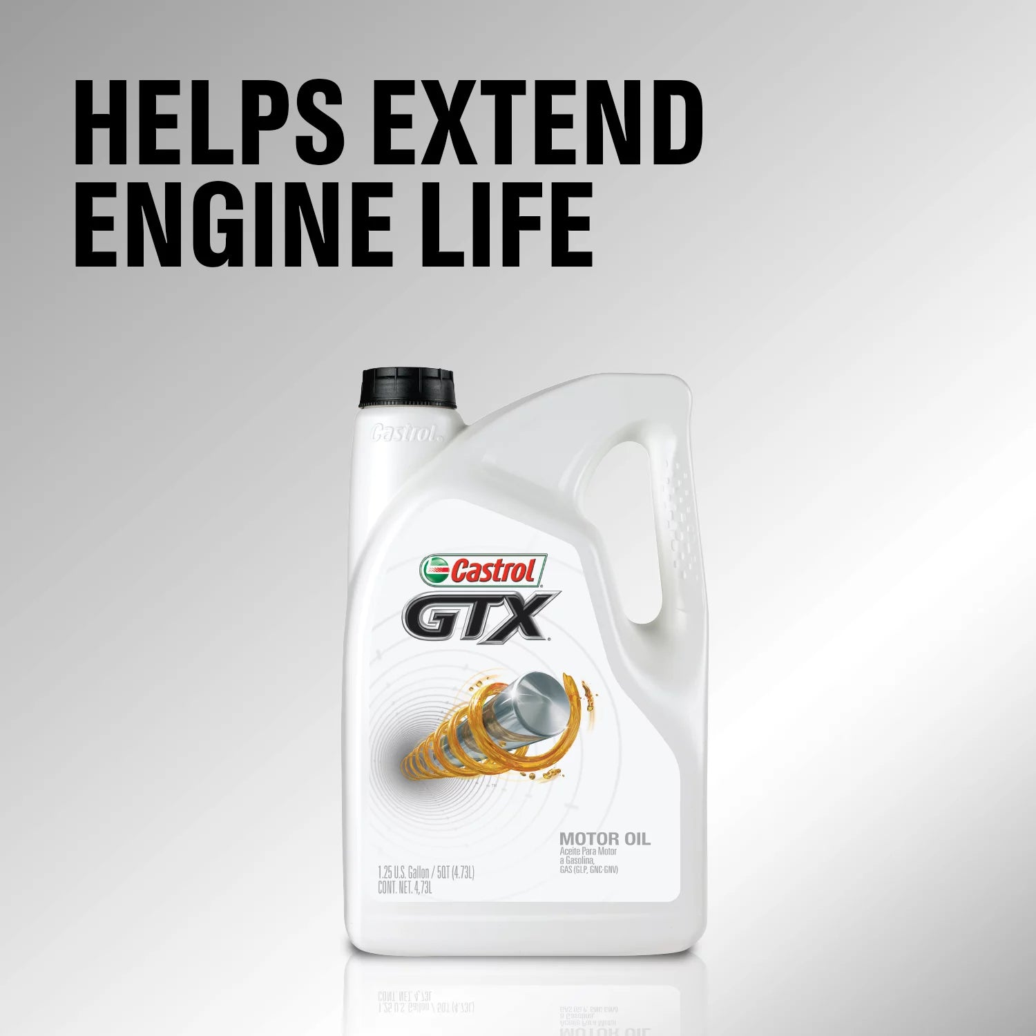 20W-50 Conventional Motor Oil, 5 Quarts Q97538