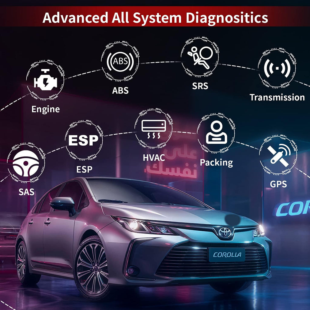 OBD2 Scanner with Battery Registration Oil Light Reset G745