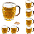 16 oz Clear Beer Glass Mug Set of 6 G6085