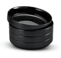 Black 47 oz Ceramic Pasta Bowls Set of 4 Z989298
