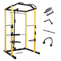 2.35" x 2.35" Power Cage Squat Rack with Attachments and Accessories F472