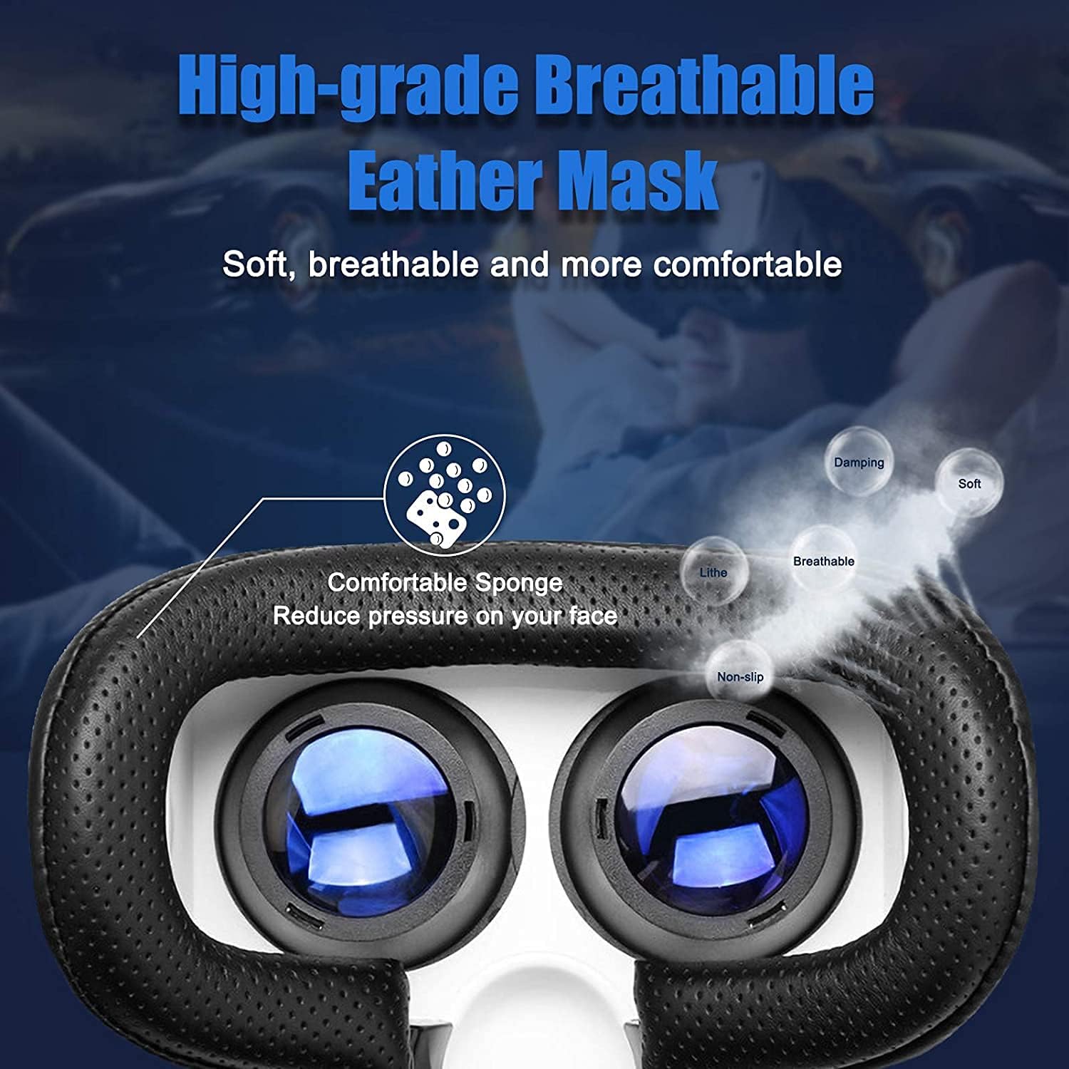 Adjustable 3D VR Headset with Controller U810939