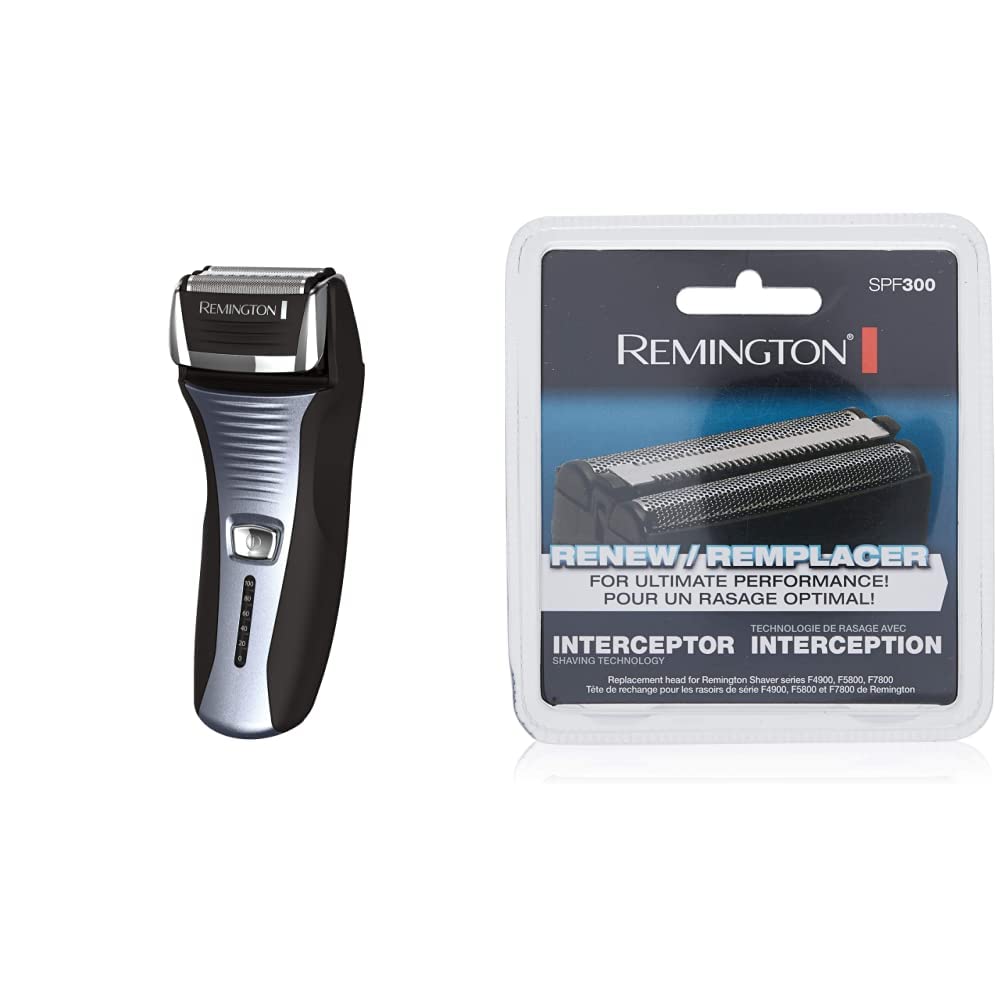 Men's Electric Foil Razor with Replacement Screen and Replacement Cutters D36599