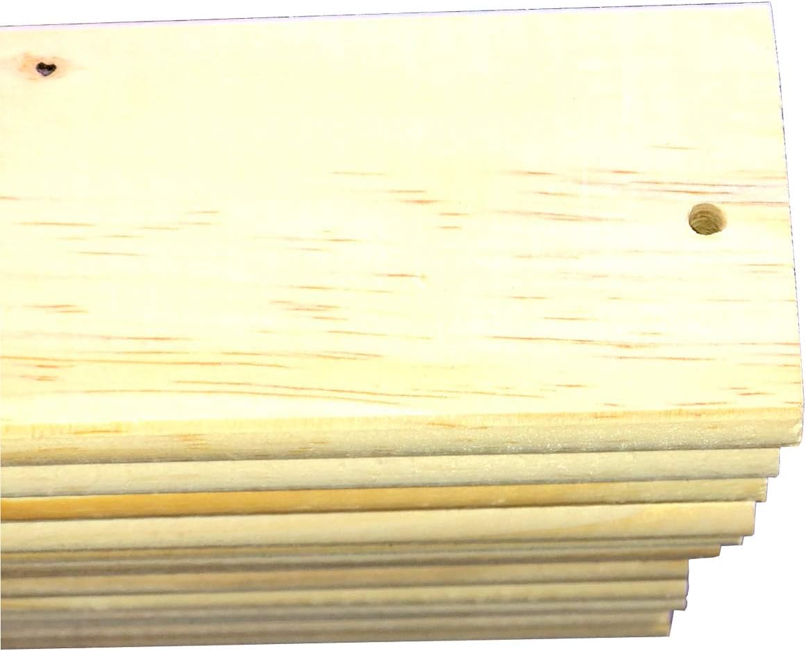 King Size Solid Pine Wood Bed Slats Pack of 13 L324675