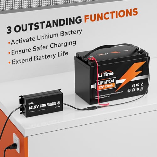 14.6V 10A LiFePO4 Onboard Charger with LED Indicator F9166
