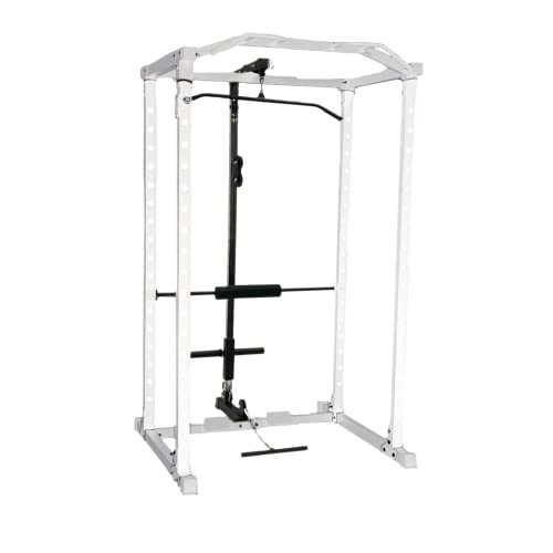 2.35" x 2.35" Power Cage Squat Rack with Attachments and Accessories F472