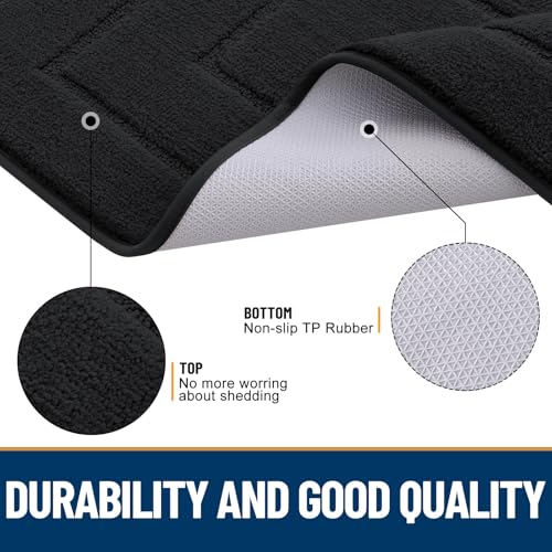 Grey 36x24 Inches Washable Dog Door Mat Z8890