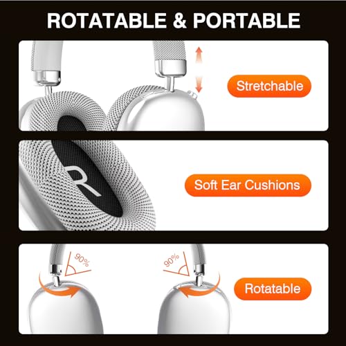 Wireless Over Ear Noise Canceling Bluetooth Headphones with Microphone 48H Playtime X9944