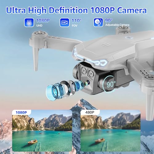 1080P HD Mini FPV Drone with Altitude Hold U8404