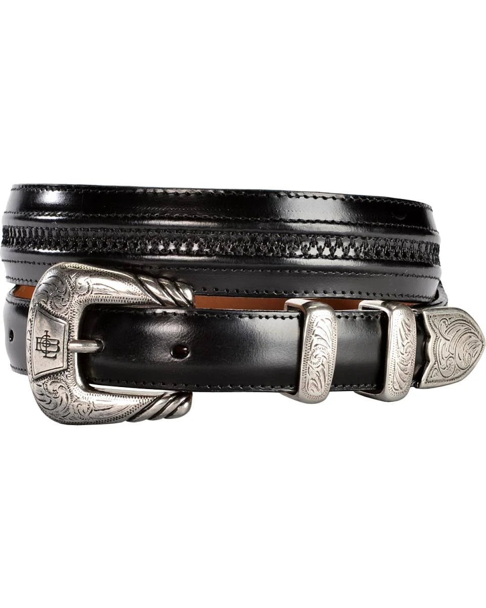 Black Tapered Goat Belt R511