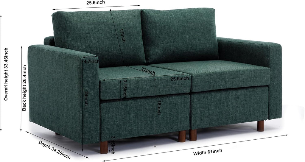 Modular Oversized Sectional Sofa with Ottoman U930997