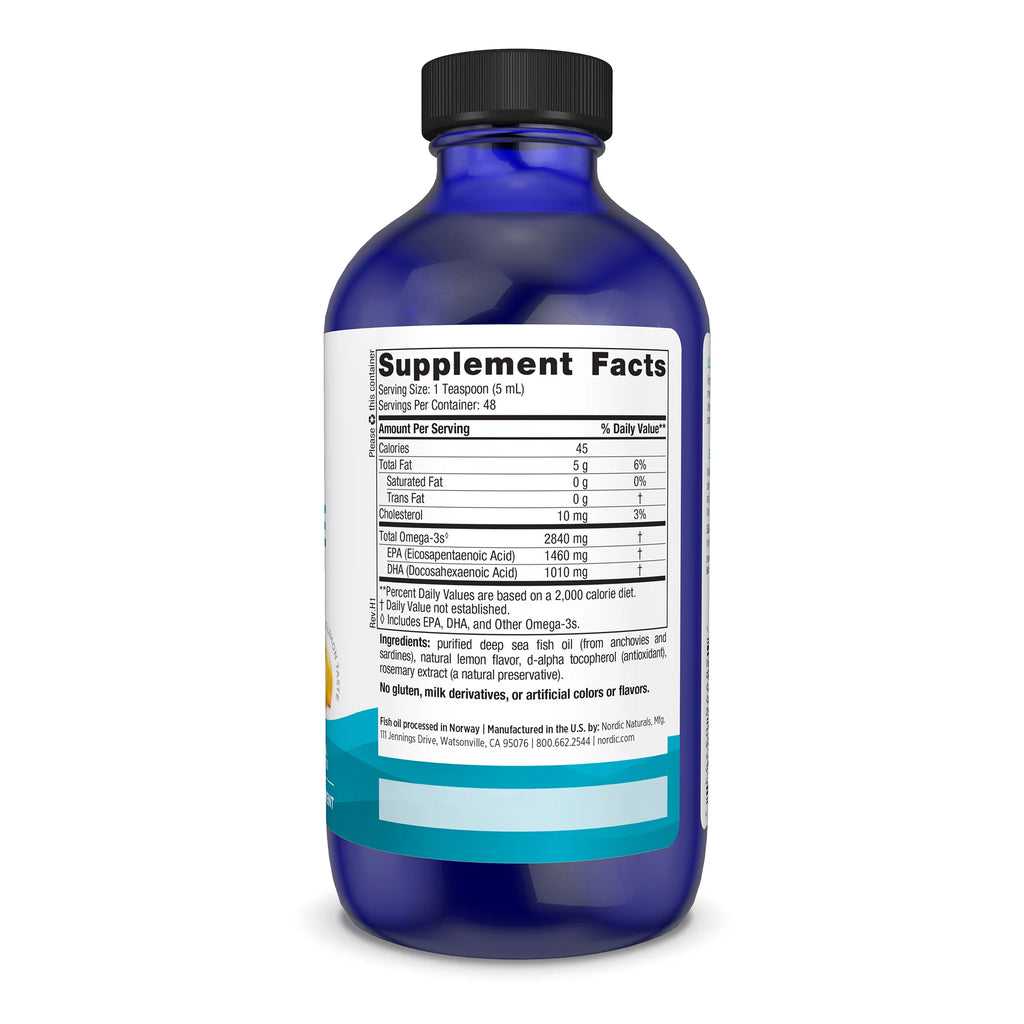 8 Fl Oz Omega-3 Fish Oil Liquid E23546