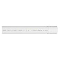 4-in x 10-ft Corrugated Solid Pipe in White X88401