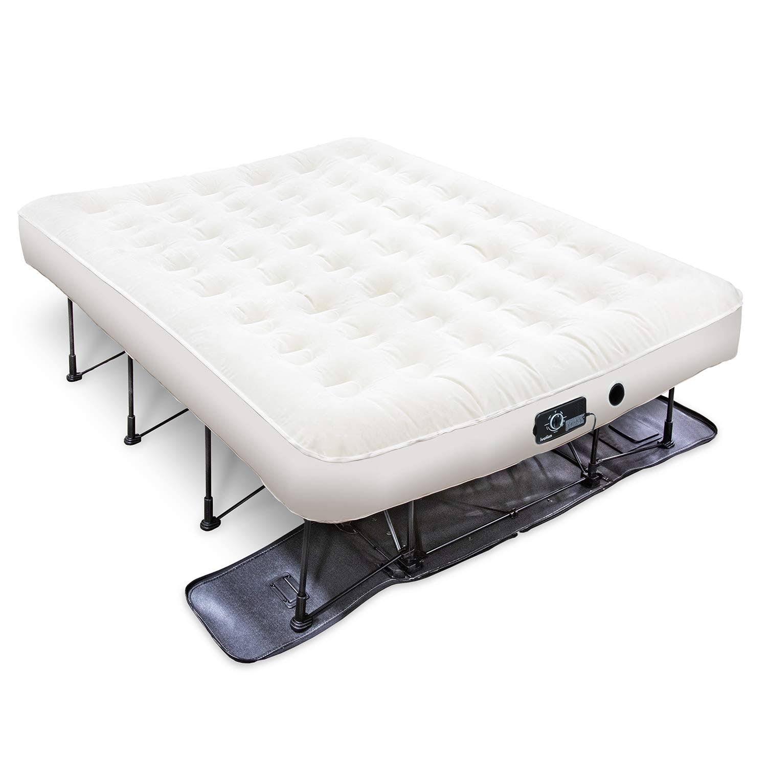 Queen Air Mattress with Frame and Rolling Case O22831