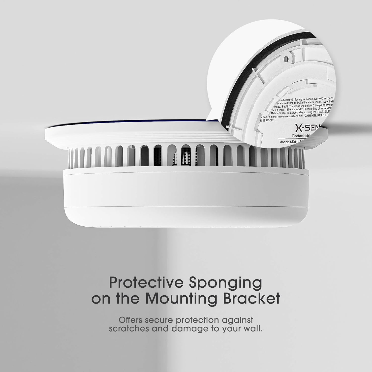 10-Year Battery Smoke Detector with Escape Light M12715