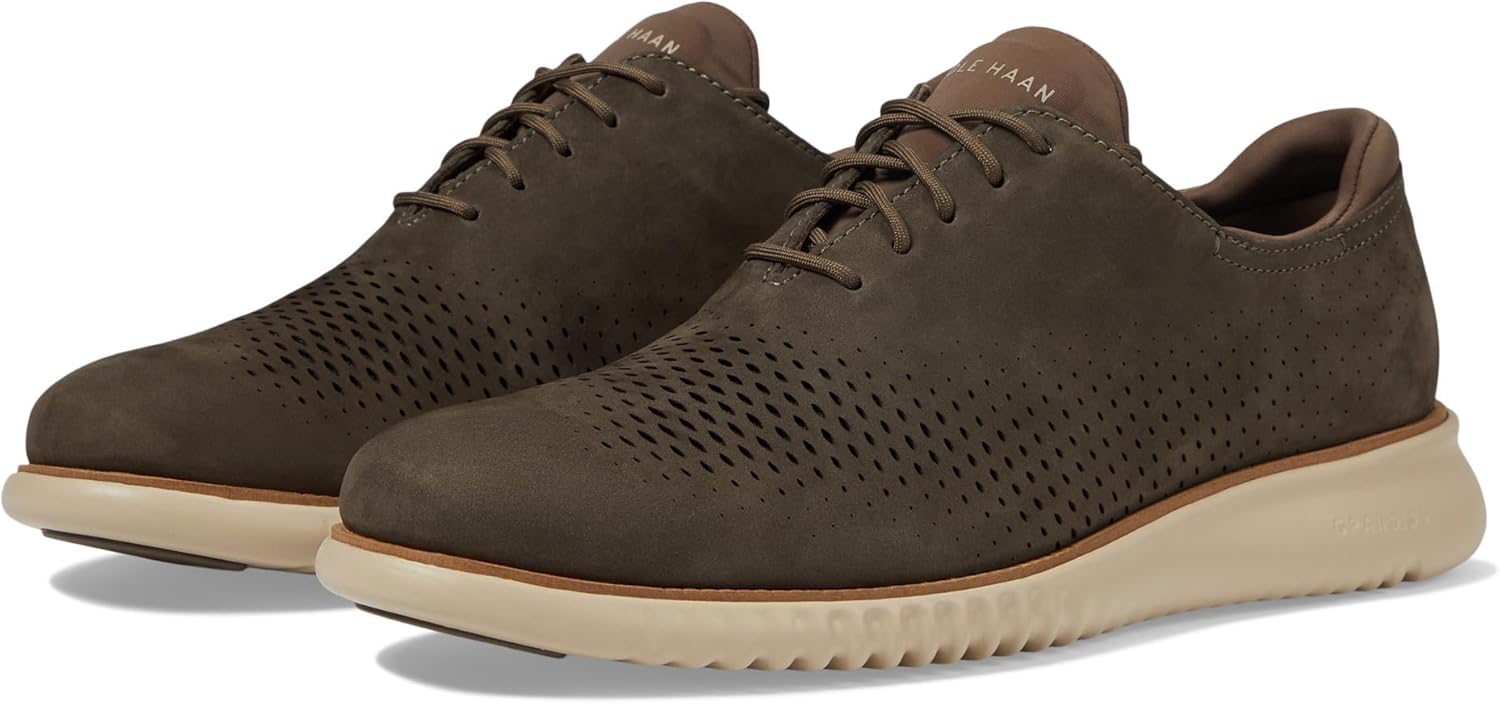 Deep Olive Nubuck Oxford Lined E267