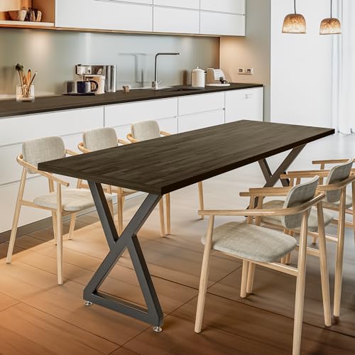 Walnut Solid Wood Butcher Block Countertop, 3ft L x 25"W x 1.5in Thick T185086