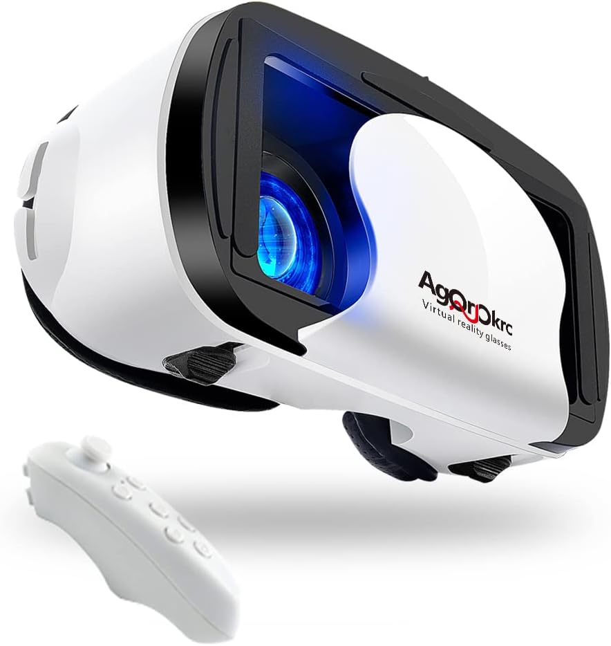 Adjustable 3D VR Headset with Controller U810939