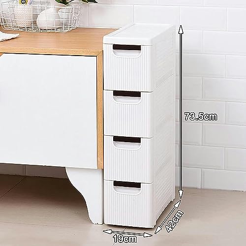 Thin Floor Cabinet with Drawer and Storage Shelf L53853