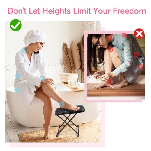 6 Heights Adjustable Non-Slip Pedicure Foot Rest A483