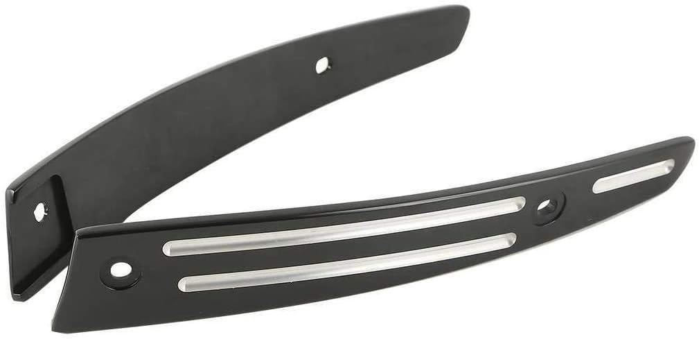 Black Split Windshield Side Trim Center Trim Kit for Harley Touring Road Glide Models Z2472