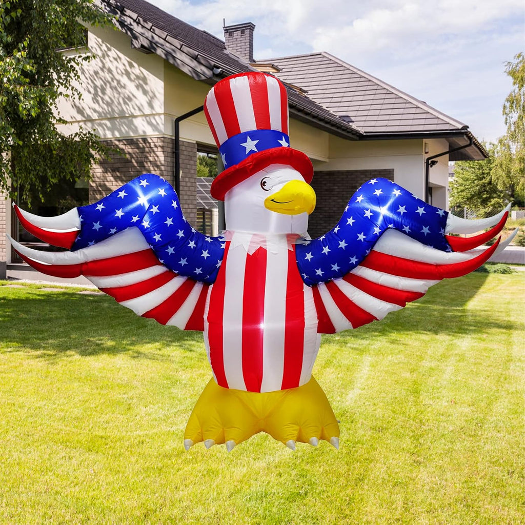 7.2FT Inflatable American Bald Eagle with LEDs I1631