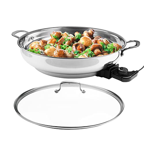 Stainless Steel Electric Skillet X255