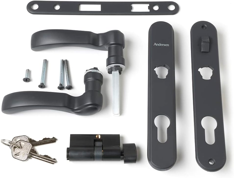 Matte Black Storm Door Hardware Set A251341