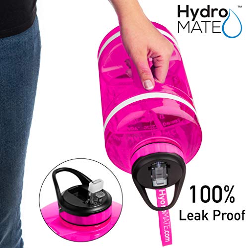 64 oz BPA Free Reusable Water Bottle with Straw and Handle A36869
