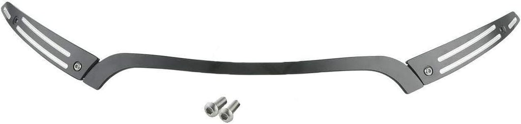 Black Split Windshield Side Trim Center Trim Kit for Harley Touring Road Glide Models Z2472