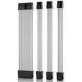 Black 5-Cable-Set 24Pin ATX CPU PCIE Cable Extension Kit A236