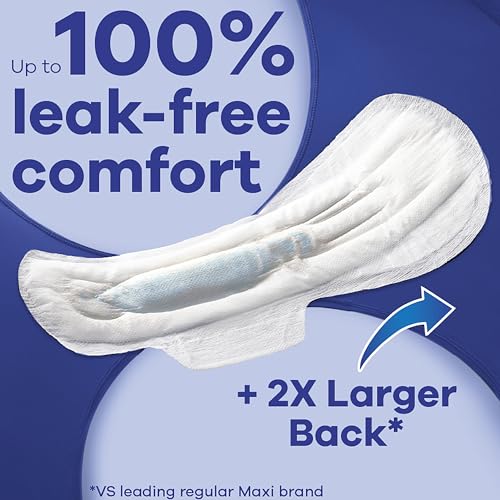 20 Count Heavy Overnight Maxi Pads with Wings B2495