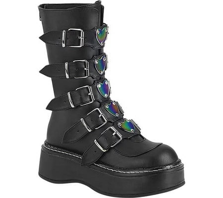 Platform Mid Calf Boot I862