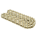 520 X 114 Gold Plated X-Ring Motorbike Chain with Master Link J4291