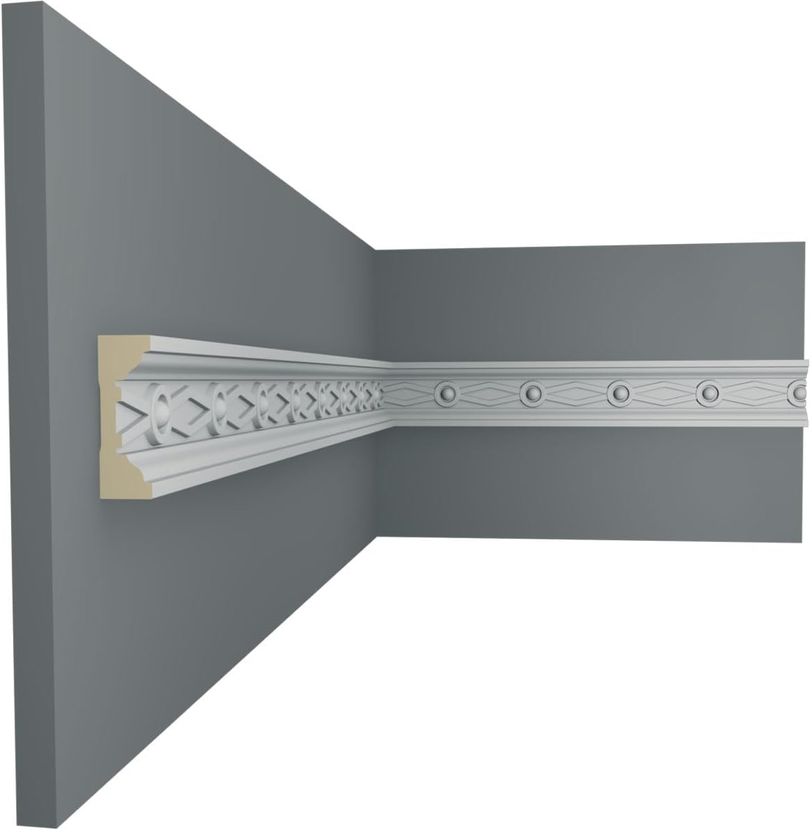 1 1/2"H x 1/2"P x 94 1/2"L Chair Rail E167456