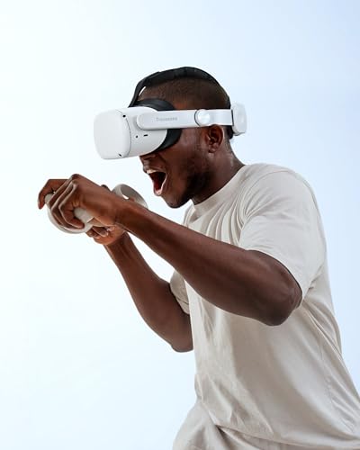 White Button VR Head Strap N466