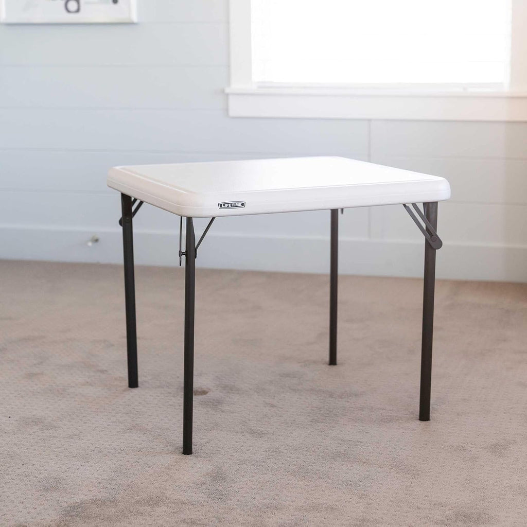 Kids Stacking Chair and Kids Folding Table, Almond E388544
