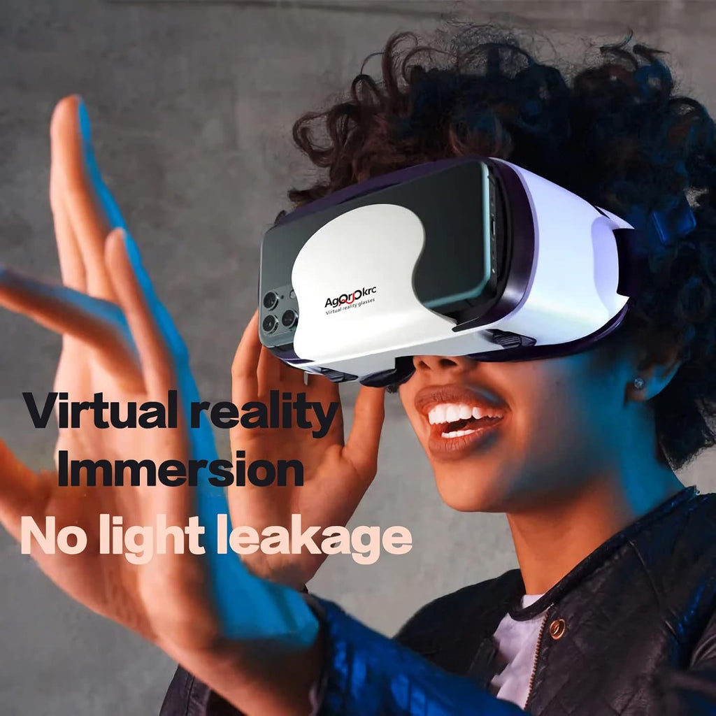 Adjustable 3D VR Headset with Controller U810939