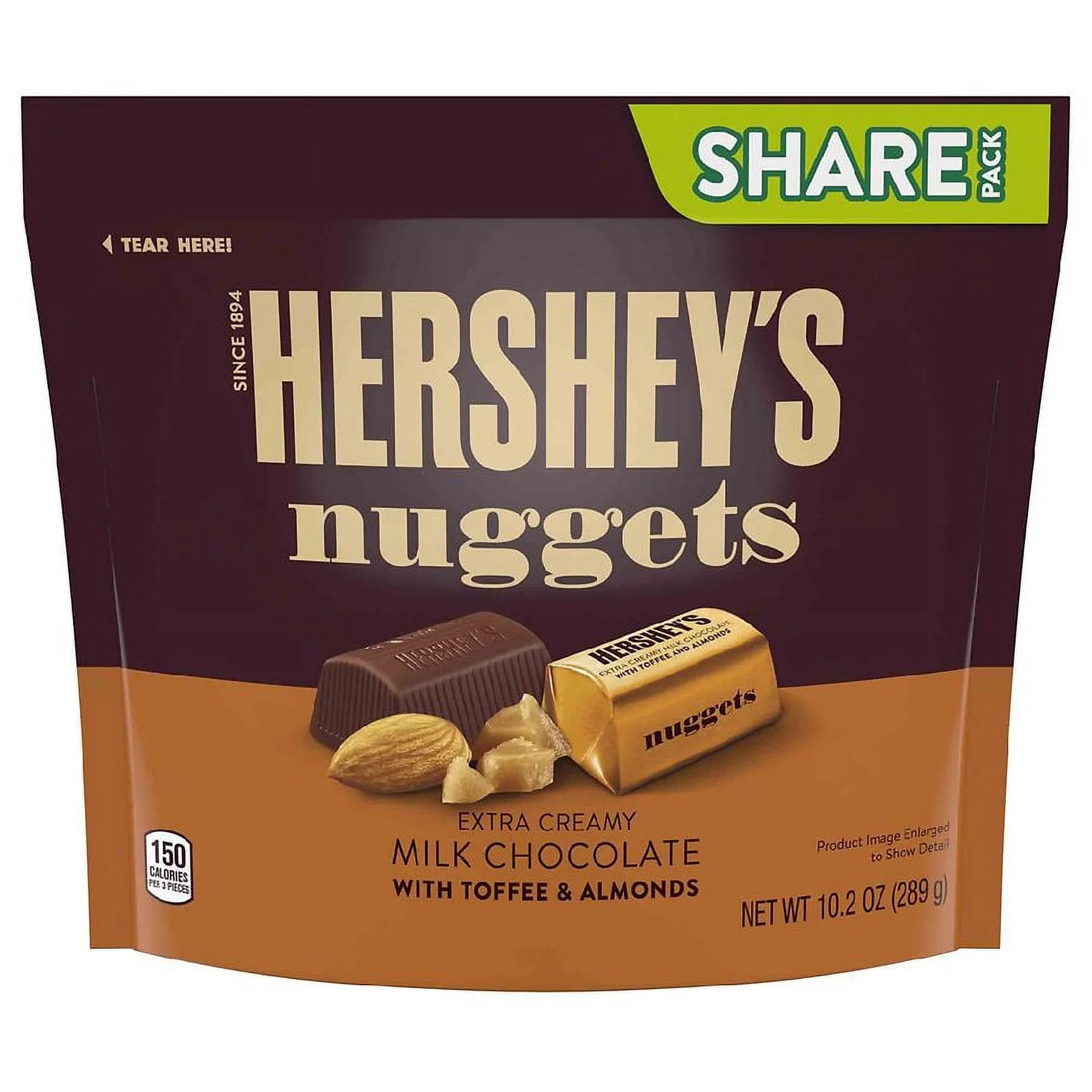 Extra Creamy Milk Chocolate with Toffee and Almonds Candy 10.2oz O9283