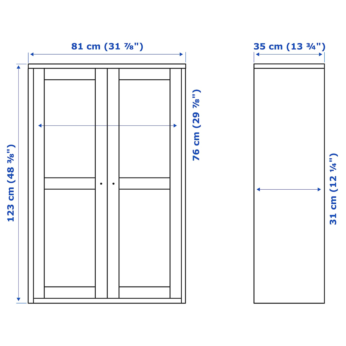 White Glass-Door Cabinet X265242
