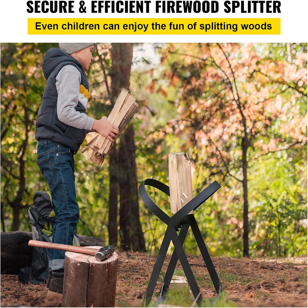 20.3" x 13.2" Manual Log Splitter for 8" Diameter Wood, 8.6 Lbs, Q235 Steel, Pack of 2 L522981