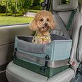 30 Inch Dog Booster Seat with 2 Safety Leashes and Detachable Inner W660