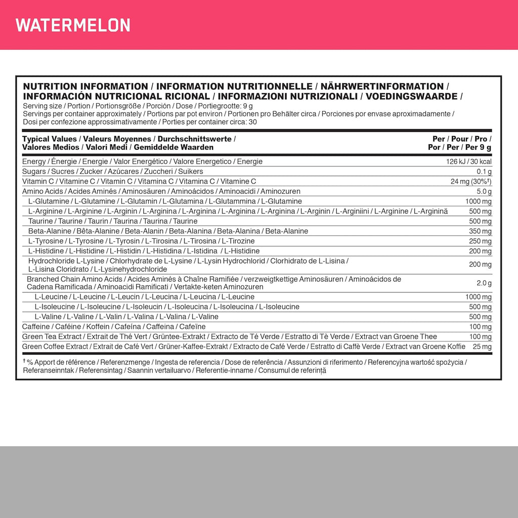 Watermelon Amino Energy 270g (30 Servings) G925