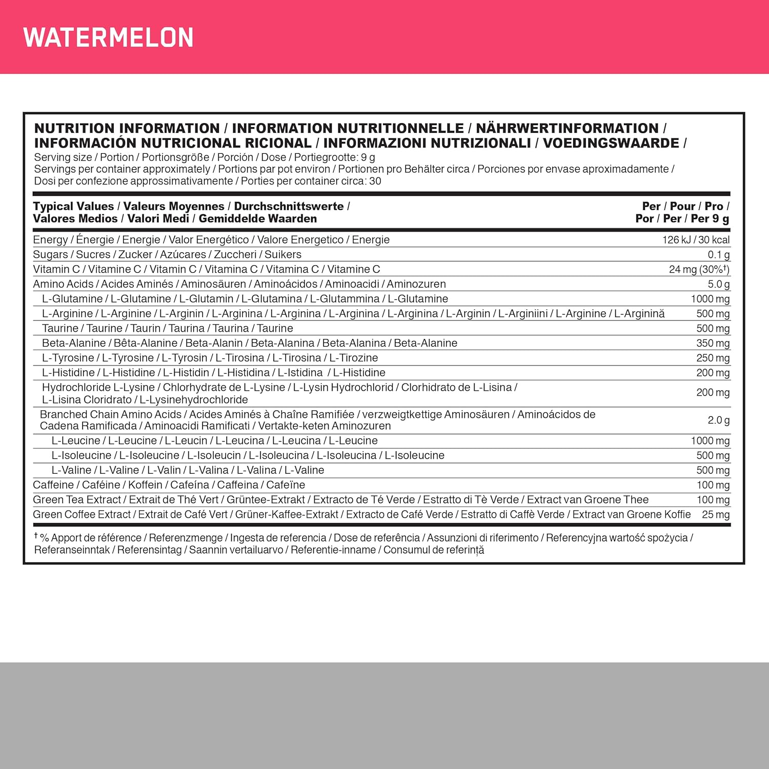 Watermelon Amino Energy 270g (30 Servings) G925