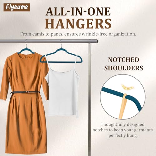 50 Pack Black Rubber Coated Plastic Hangers I714164