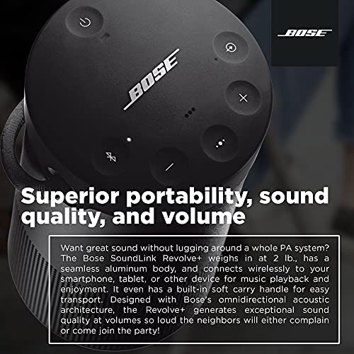 Black Portable Bluetooth Speaker with 360 Degree Sound Z14712