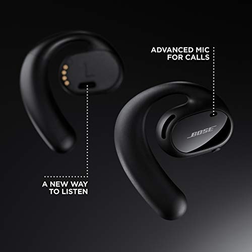 Black True Wireless Open Ear Headphones J138