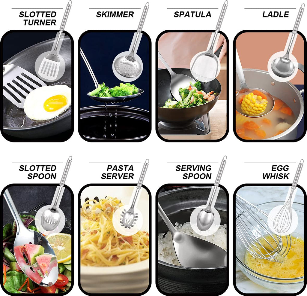11Pcs Carbon Steel Wok with Lid M34120