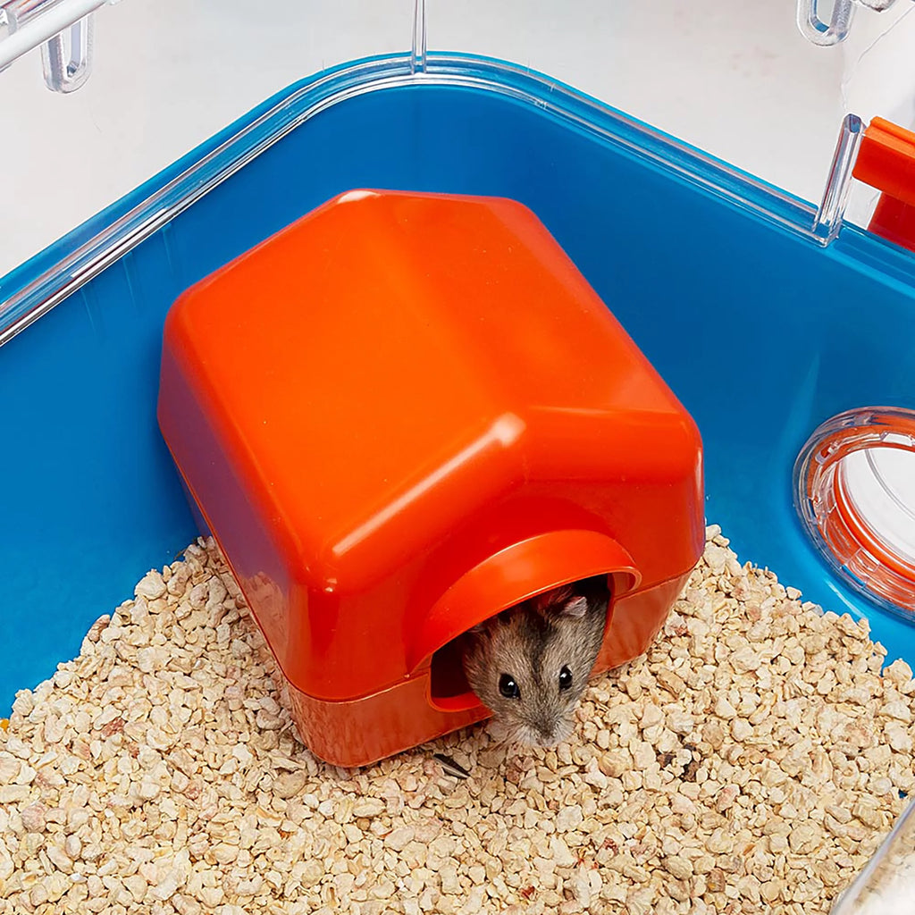 Blue Hamster Cage 31.3L x 11.61W x 10.35H Inches J49013