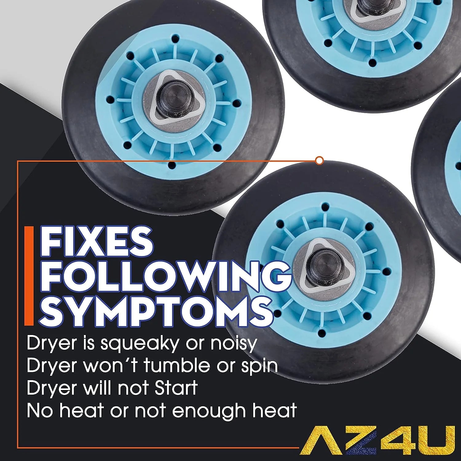 Dryer Repair Kit with Rollers Belt Pulley S35881